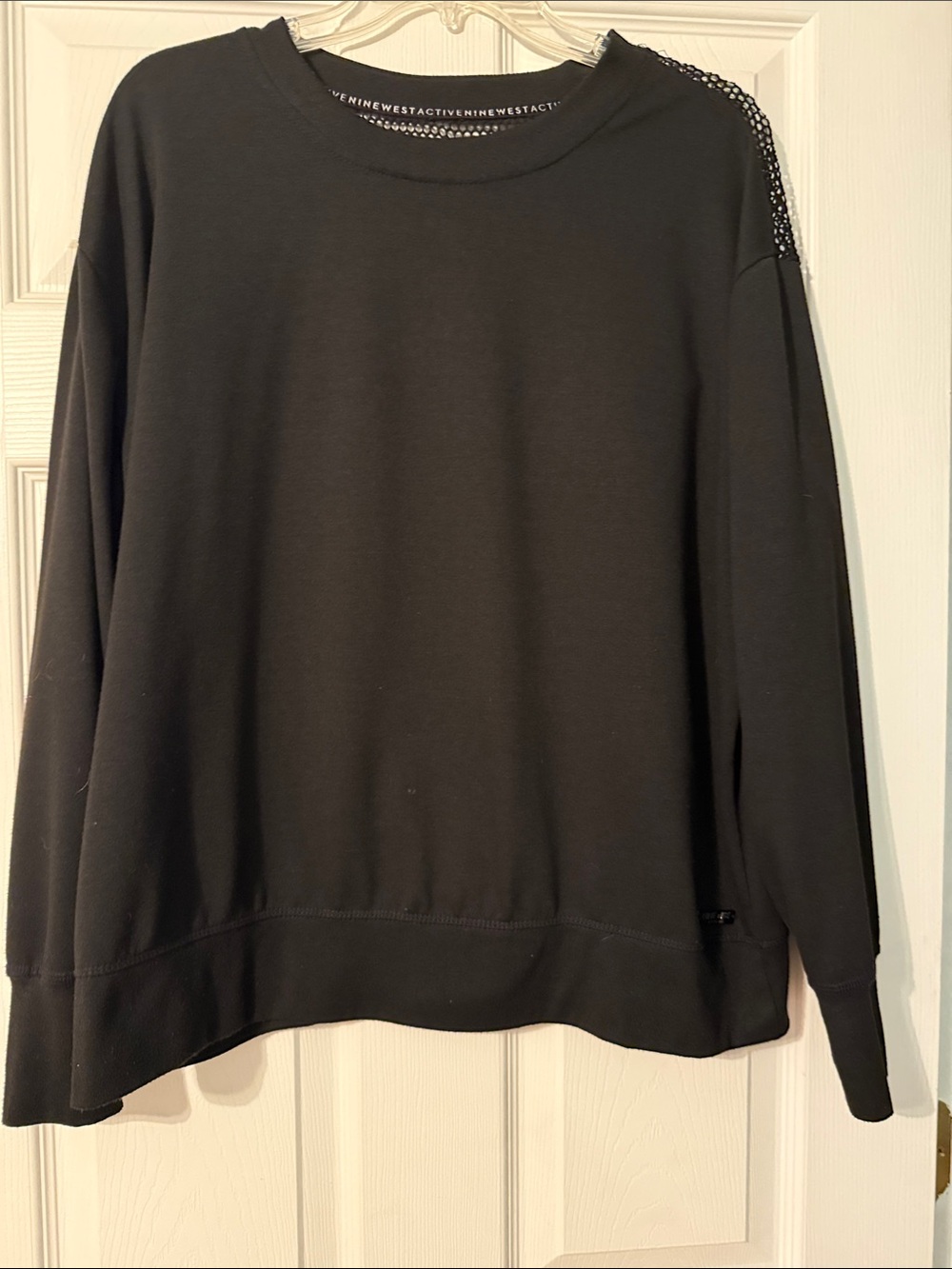 Nine West Black Active Sweatshirt